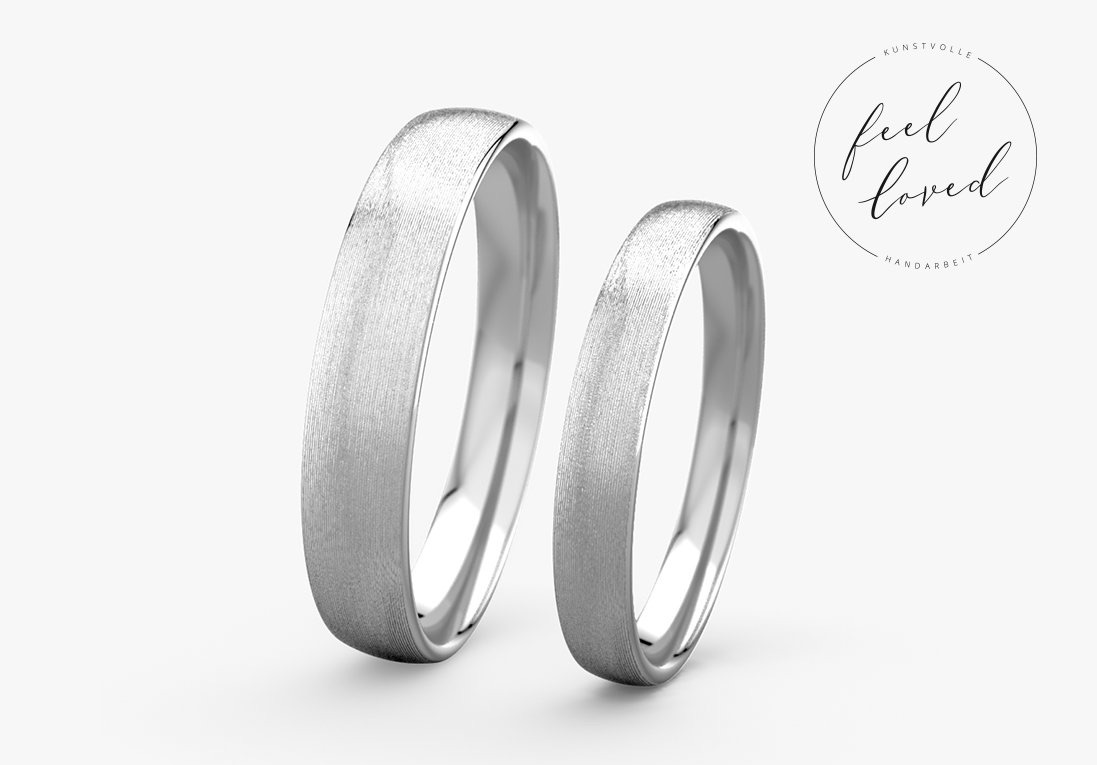 Wedding rings without stone
